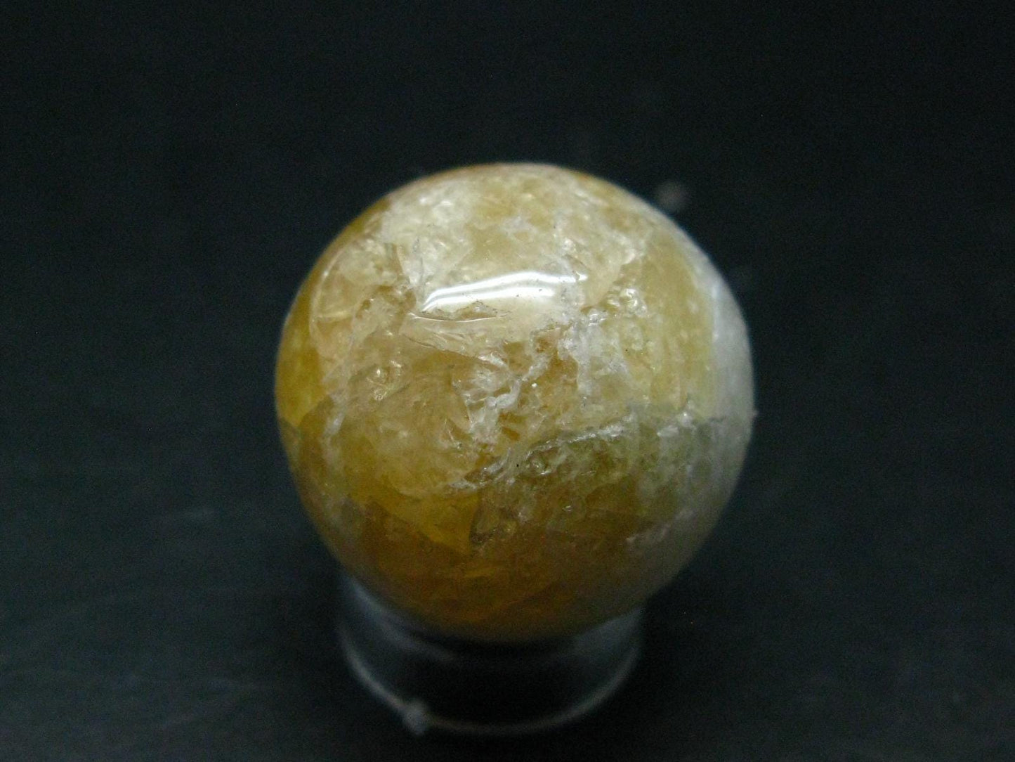 Rare Agni Gold Danburite Sphere From Tanzania - 16.51 Grams - 0.9"