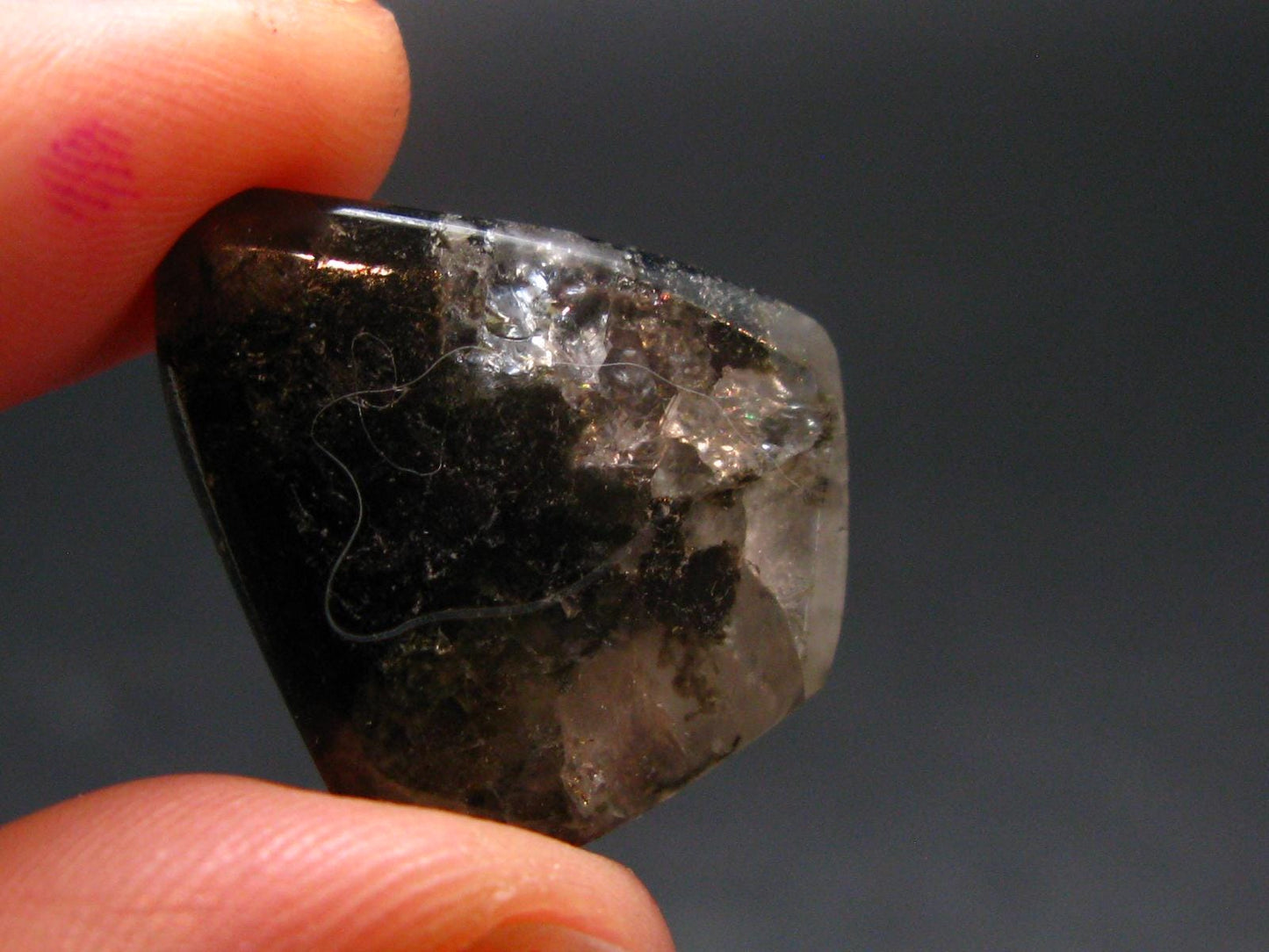 Genuine Phenakite Phenacite Tumbled Crystal from Russia - 25.15 Carats - 0.8"