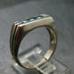 Genuine Alexandrite Gem Silver Ring From Russia - Size 6.75 - 4.63 Grams