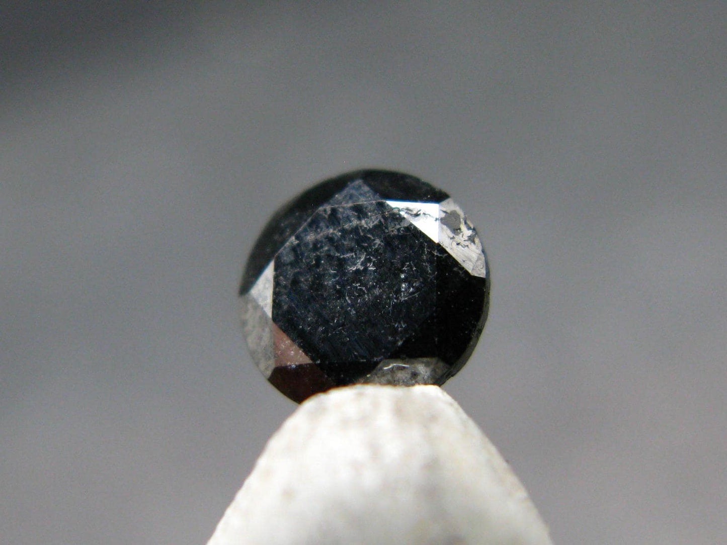 Rare Genuine Black Diamond Cut Stone From Congo - 0.71 Carats