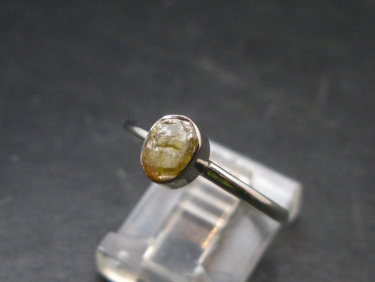 Sphalerite Silver Ring From Spain - Size 7 - 1.86 Grams