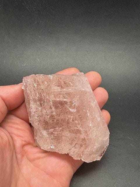 Gem Pink Morganite (Beryl) Crystal From Brazil - 3.9" - 230.7 Grams