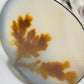 Elegant Dendritic Agate Oval Pendant – Natural Golden Scenic Stone Jewelry