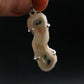 Moss Agate Silver Plated Pendant From Brazil - 6.62 Grams - 1.8"