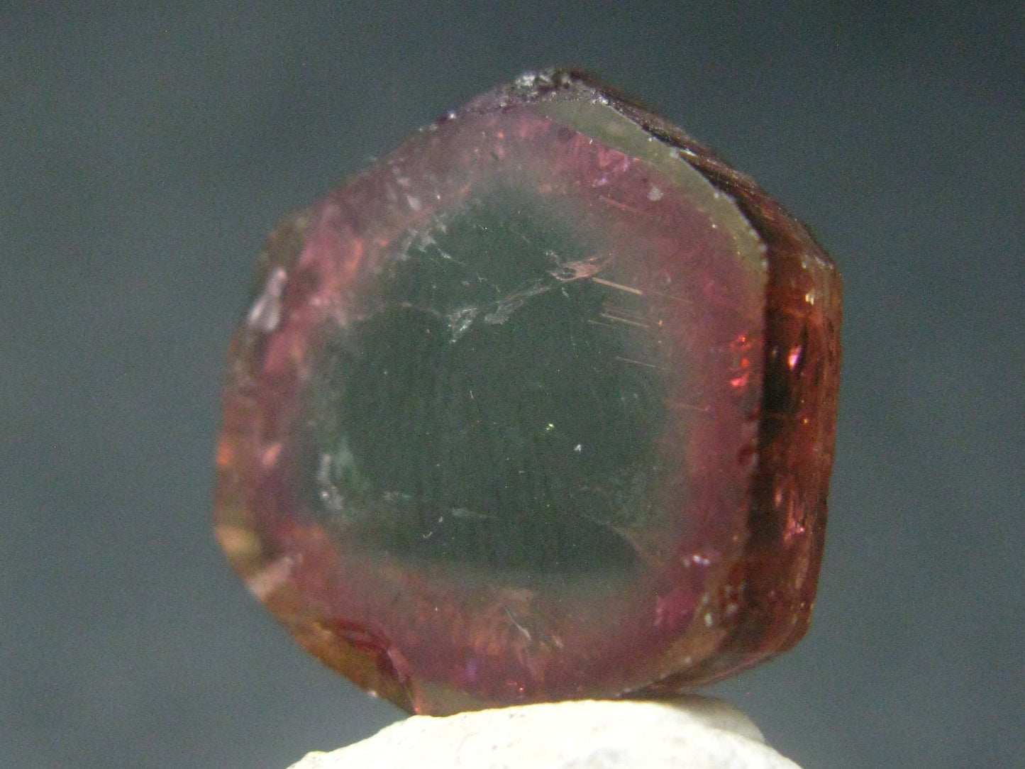Rare Watermelon Tourmaline Crystal Slice From Brazil - 10.59 Carats