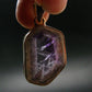 Atomic Trapiche Amethyst Sterling Silver Pendant From Brazil - 1.4" - 7.12 Grams