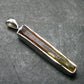 Zincite Zinkite Crystal 925 Silver Pendant From Poland - 1.2" - 2.20 Grams
