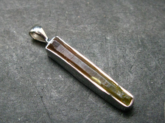 Zincite Zinkite Crystal 925 Silver Pendant From Poland - 1.2" - 2.20 Grams