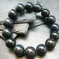 Black Opal Genuine Bracelet ~ 7 Inches ~ 14mm Round Beads