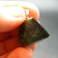 Nice Rare Terminated Epidote Crystal Silver Pendant From Peru - 0.8" - 6.31 Grams