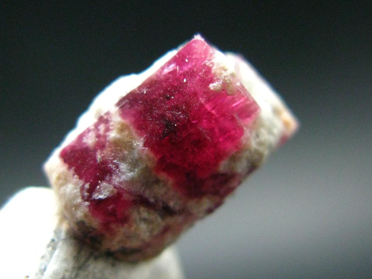 Nice Rare Gem Bixbite Red Emerald Beryl DT Crystal From Utah USA - 5.74 Carats