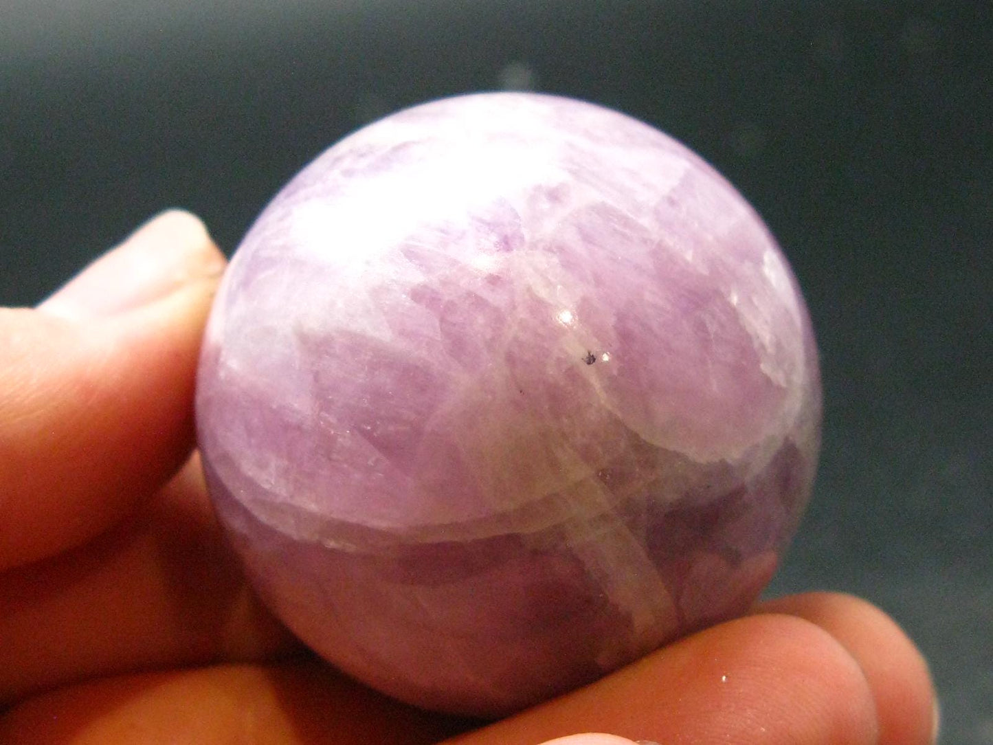 Rich Pinkish - Purple Kunzite Spodumene Sphere Ball From Brazil - 1.5"