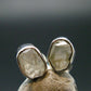 Phenakite Phenacite Stud Earrings Sterling Silver From Russia - 1.27 Grams