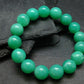 AAA Grade Chrysoprase Genuine Bracelet ~ 7 Inches ~ 13mm Round Beads