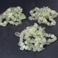 Lot of 3 Natural Prehnite Tumbled Beads Necklaces from Australia - 18"