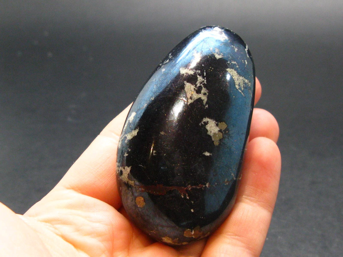 Covelite Covellite Tumbled Stone From Peru - 2.6" - 125.91 Grams
