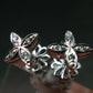 Alexandrite Gem Silver Stud Earrings From Russia - 2.33 Grams