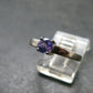 Tanzanite (Zoisite) Sterling Silver Ring - 2.20 Grams - Size 7