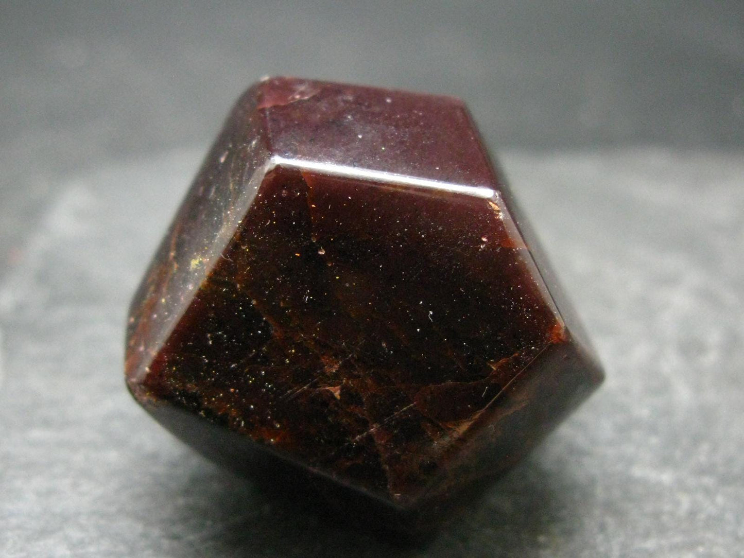 Red Almandine Garnet Crystal From India - 1.2" - 44.0 Grams