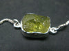 Chrysoberyl Silver Bracelet From Brazil - 4.16 Grams - Adjustable length