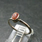 Pezzottaite Crystal Silver Ring From Madagascar - Size 7 - 1.93 Grams