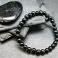 Hypersthene Genuine Bracelet ~ 7 Inches ~ 6mm Round Beads