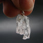 Goshenite Beryl Crystal 925 Silver Pendant From Brazil - 1.1" - 2.48 Grams