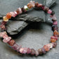 Spinel Genuine Bracelet ~ 7 Inches ~ 8mm Crystal Beads