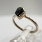 Grandidierite Ring Raw Blue Green Gemstone Silver Ring Minimalist Crystal Jewelry Gift