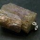 Terminated Aragonite Crystal Silver Pendant from Spain - 1.4" - 17.23 Grams