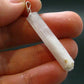 Rare Clear Natrolite Crystal Silver Pendant From Tanzania - 1.7" - 2.0 Grams