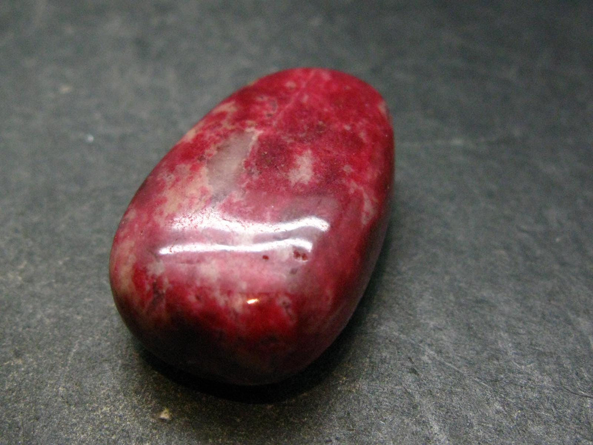 Rare Thulite Metal Free Pendant From Greenland - 1.3" - 16.72 Grams