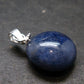 Gem Blue Sapphire Corundum Crystal Silver Pendant From Sri Lanka - 15.60 Carats