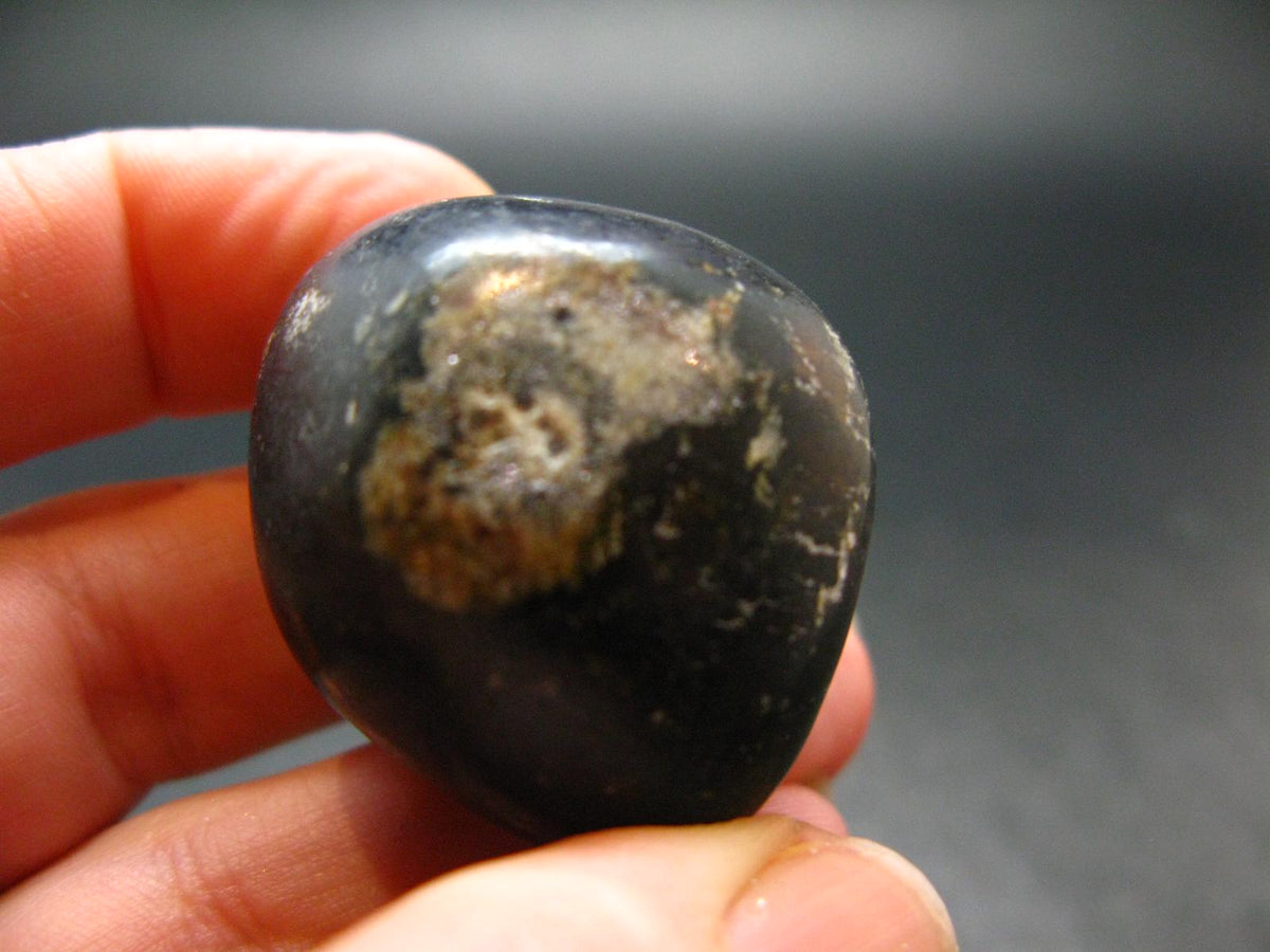 Covelite Covellite Tumbled Stone From Peru - 1.4" - 46.79 Grams