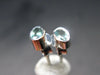 Alexandrite Gem Silver Stud Earrings From Russia - 0.77 Grams
