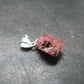 Rhodochrosite Sterling Silver Pendant From Alma Colorado, USA - 0.6" - 0.92 Grams