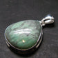 Rare Variscite Silver Plated Pendant from Utah - 1.4" - 6.72 Grams