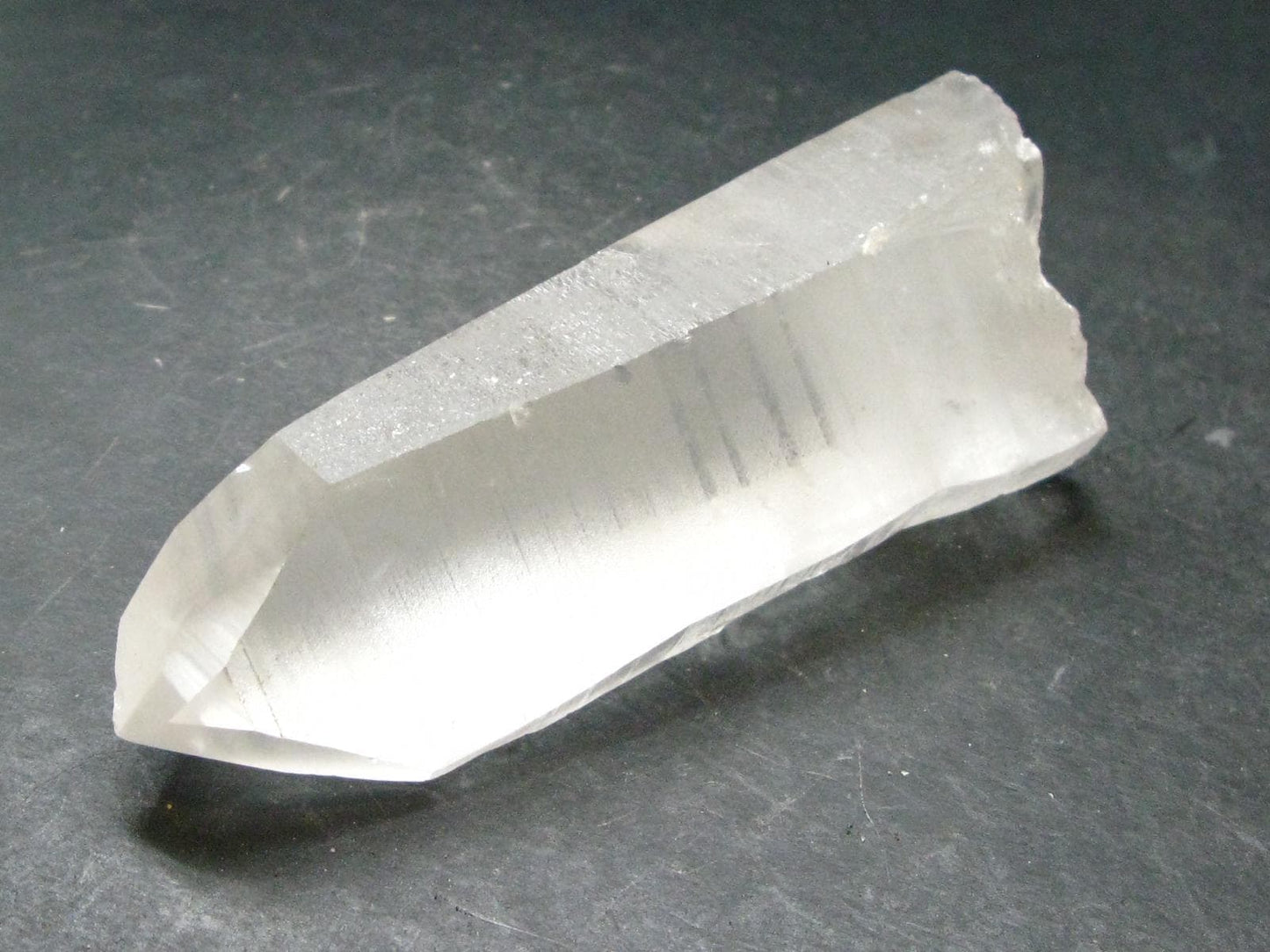 Record Keeper Lemurian Seed Quartz Crystal From Brazil - 4.3"