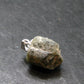 Extremely Rare Raw Gem Green Kornerupine Silver Pendant Crystal From Tanzania - 3.22 Grams - 0.8"