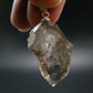 Large DT Elestial Quartz Crystal Silver Pendant From Brazil - 1.4" - 5.79 Grams