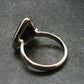 Real!! Very Rare Nuumite Nuummite Sterling Silver Ring from Greenland - 3.59 Grams - Size 6.25