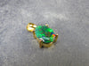 Rare Black Opal Gold Plated Silver Pendant from Australia 0.7" - 1.50 Grams