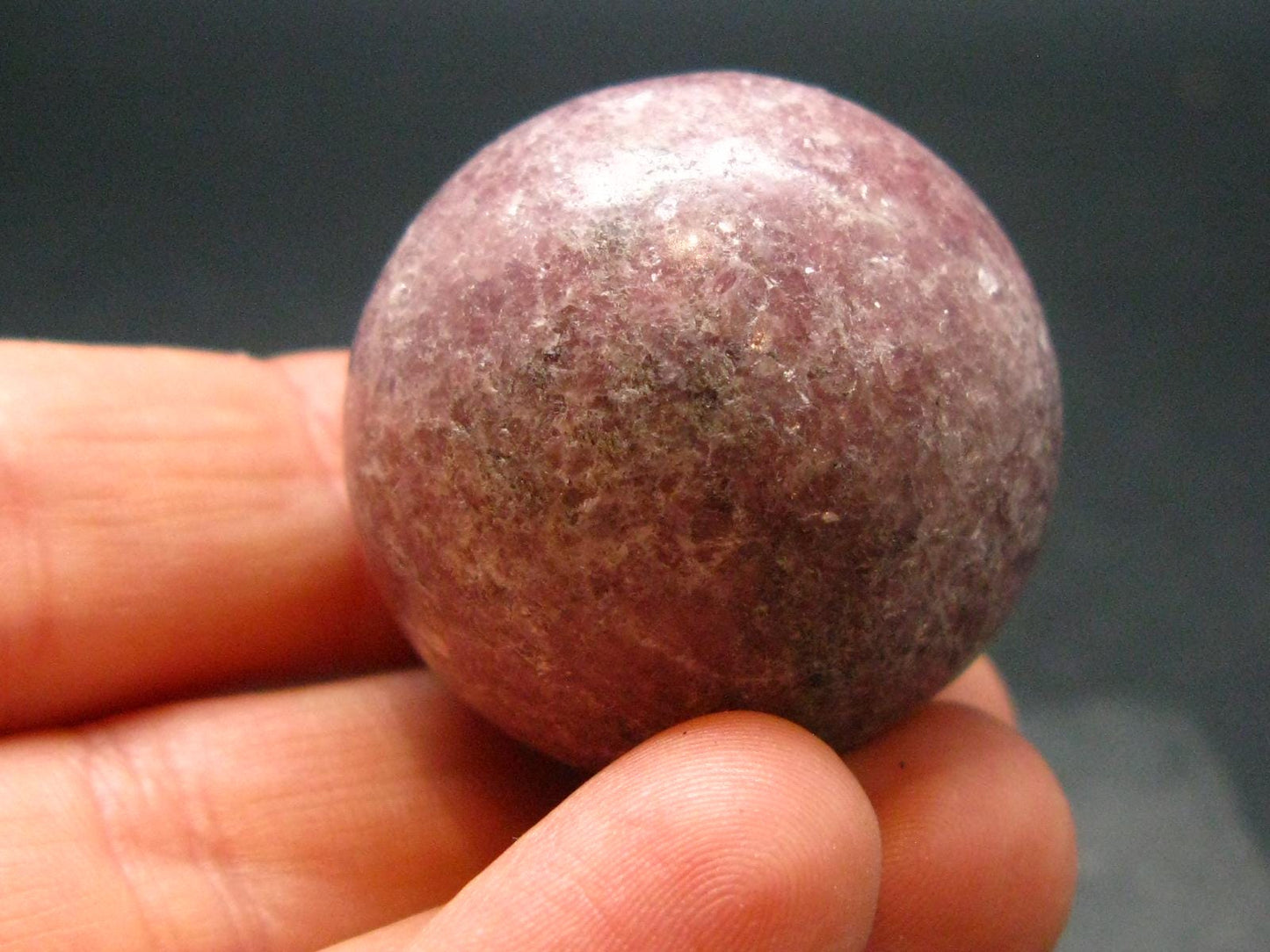 Lepidolite sphere from Brazil - 1.1"