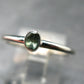 Genuine Alexandrite Gem Silver Ring From Russia - Size 7 - 1.51 Grams