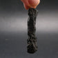 Tibetan Black Tektite Silver Pendant From Tibet - 2.2" - 9.47 Grams