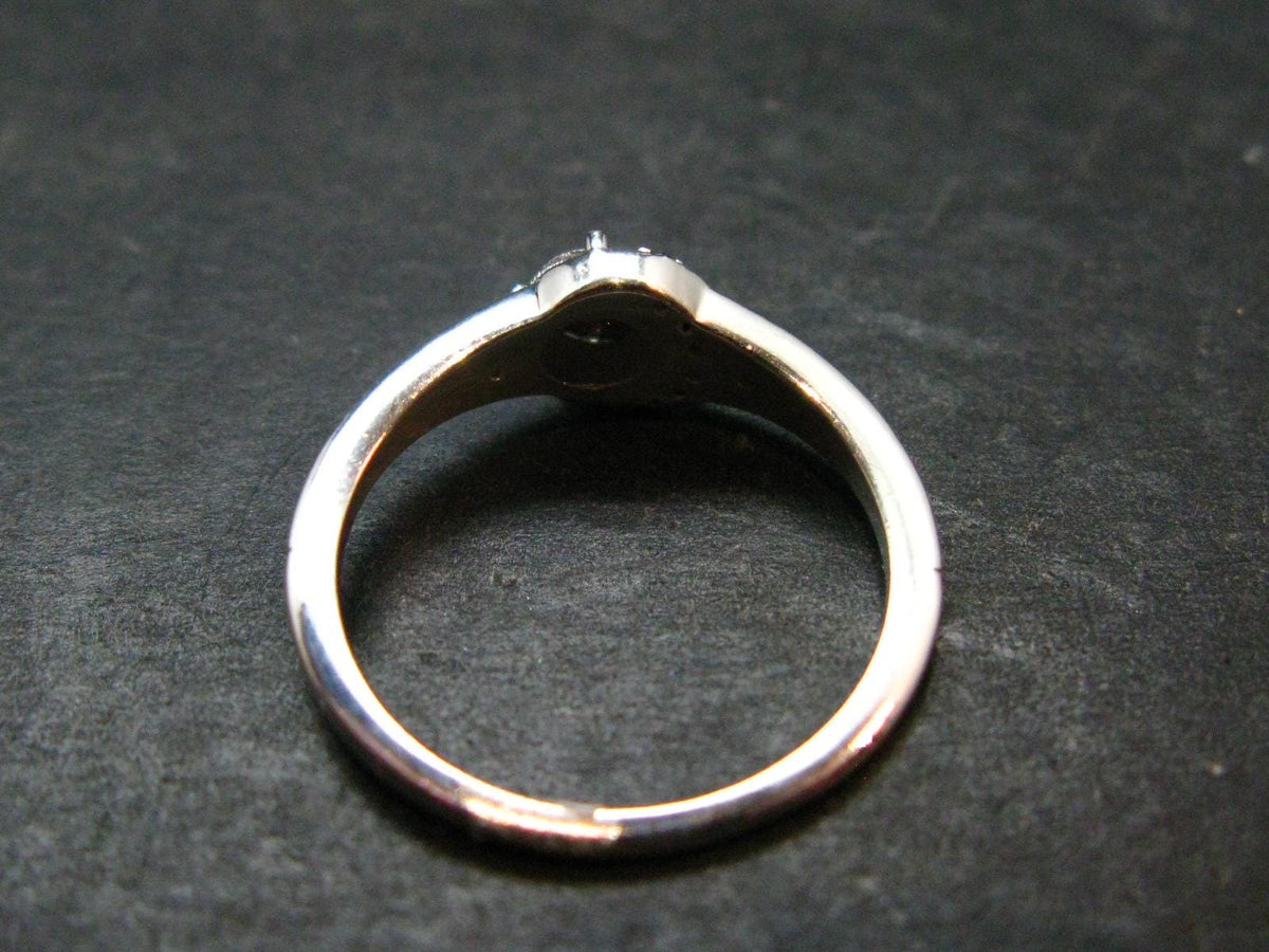 Muonionalusta Meteorite Sterling Silver Ring from Sweden - 2.07 Grams - Size 7