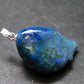 Shattuckite Silver Pendant from Namibia - 1.2" - 7.92 Grams