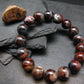 Bustamite Genuine Bracelet ~ 7.5 Inches ~ 13mm Round Beads