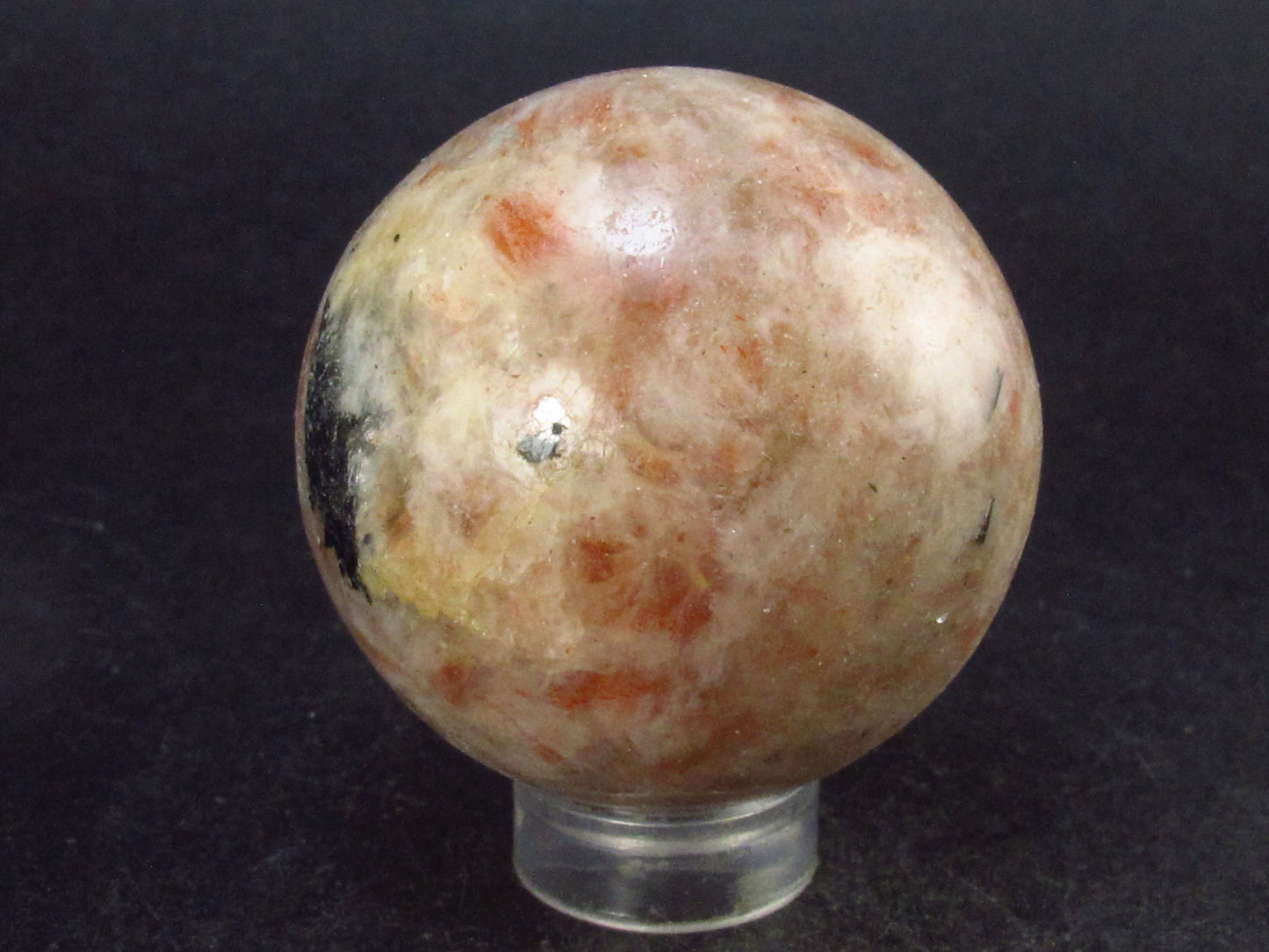 Sunstone Sphere Ball From India - 1.4" - 67.9 Grams