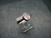 Pink Beryl!! Amazing Natural Faceted Morganite Silver Ring From Brazil - Size 8 - 2.68 Grams